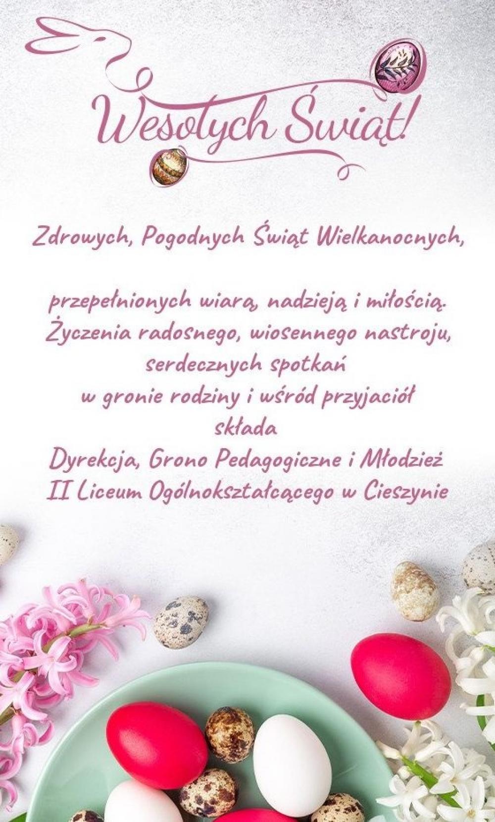 Spokojnych Świąt Wielkanocnych