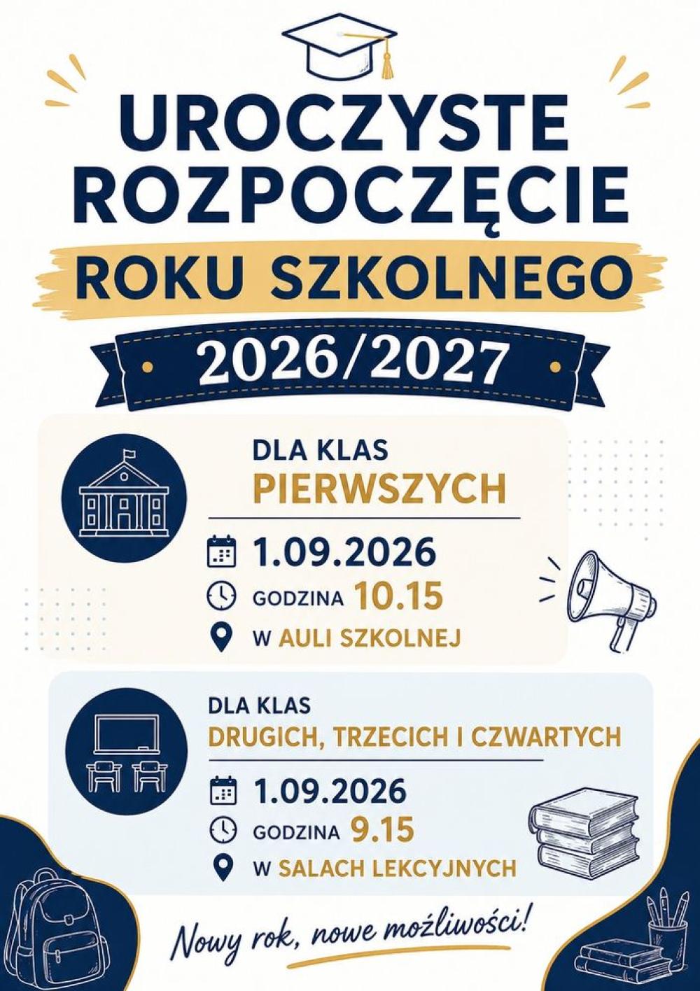 Uroczyste rozpoczęcie roku szkolnego